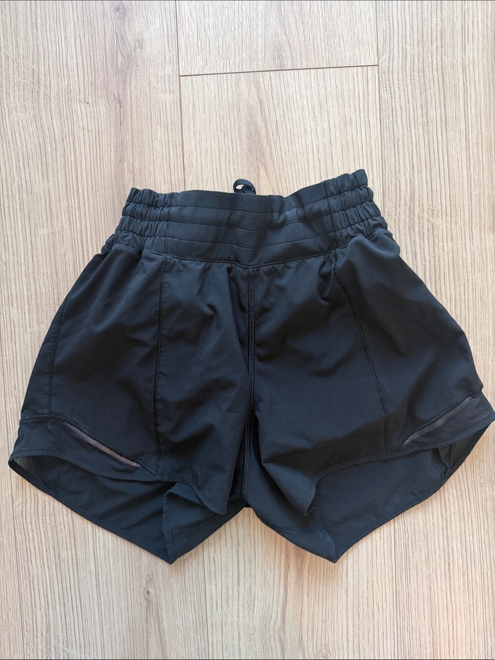 lululemon athletica Black Running Shorts Hotty Hot 4” high rise